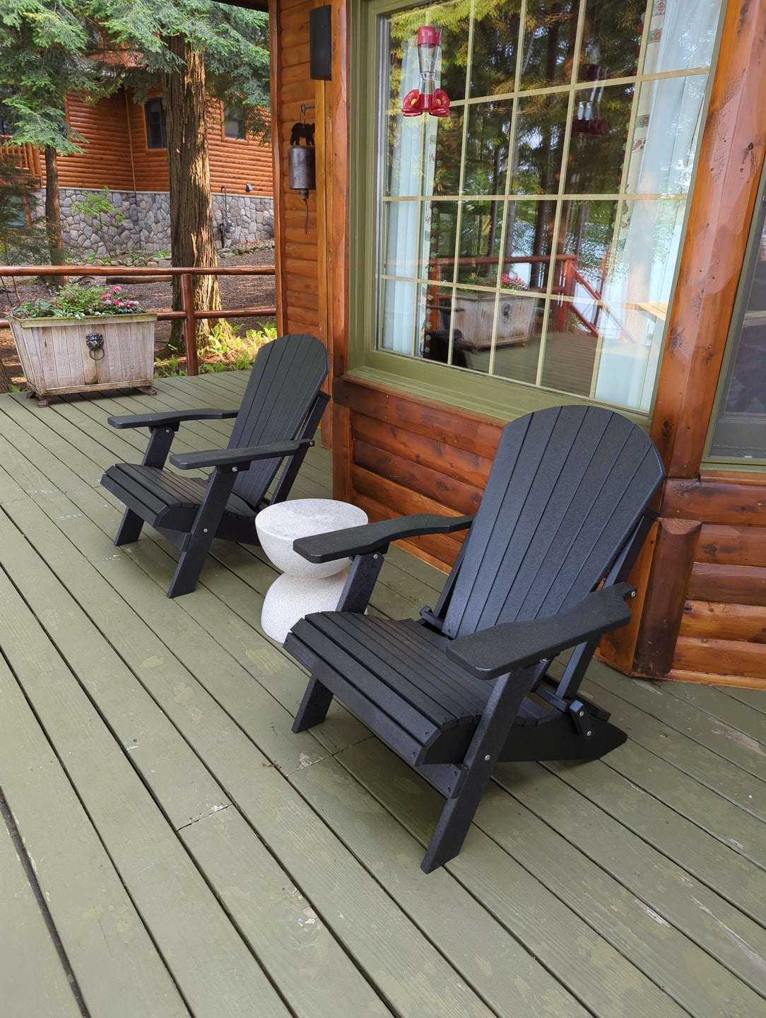 Patio Surplus® Recycled Plastic Folding Adirondack Chairs King Size - LEAD TIME TO SHIP 2 TO 3 BUSINESS DAYS