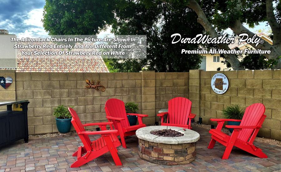 Patio Surplus® Recycled Plastic Folding Adirondack Chairs King Size - LEAD TIME TO SHIP 2 TO 3 BUSINESS DAYS