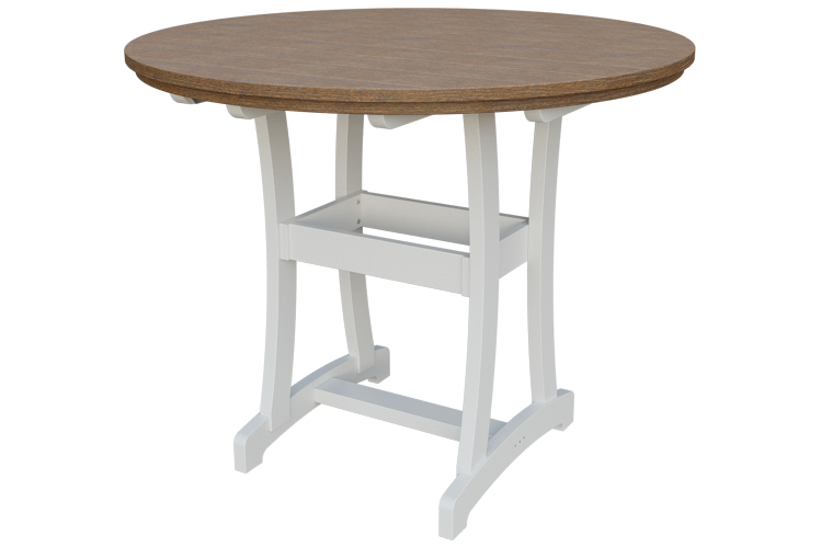 Patiova Recycled Plastic 54" Round Adirondack Bar Table (BAR HEIGHT) 40" HIGH - LEAD TIME TO SHIP 6 WEEKS OR LESS