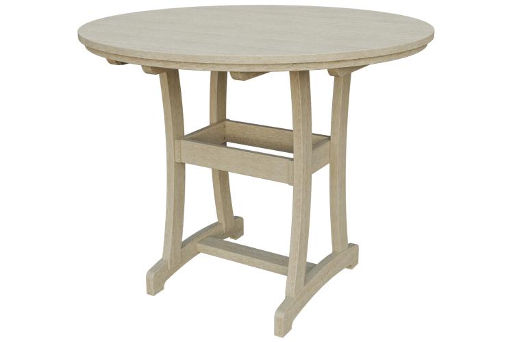 Patiova Recycled Plastic 54" Round Adirondack Bar Table (BAR HEIGHT) 40" HIGH - LEAD TIME TO SHIP 6 WEEKS OR LESS