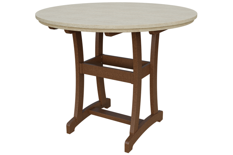 Patiova Recycled Plastic 54" Round Adirondack Bar Table (BAR HEIGHT) 40" HIGH - LEAD TIME TO SHIP 6 WEEKS OR LESS