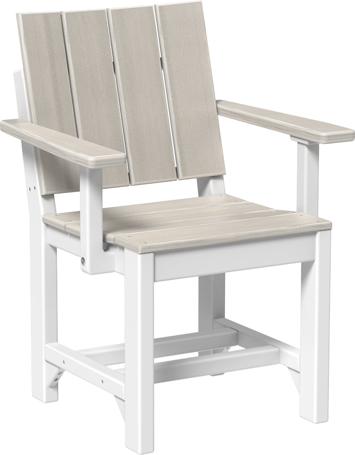 LuxCraft Recycled Plastic Urban Arm Chair (DINING HEIGHT) - LEAD TIME TO SHIP 3 TO 4 WEEKS