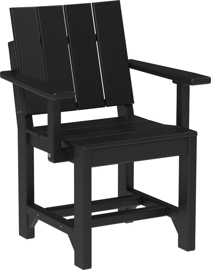 LuxCraft Recycled Plastic Urban Arm Chair (DINING HEIGHT) - LEAD TIME TO SHIP 3 TO 4 WEEKS