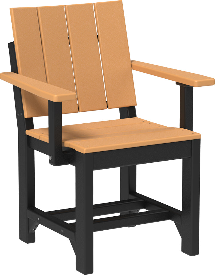 LuxCraft Recycled Plastic Urban Arm Chair (DINING HEIGHT) - LEAD TIME TO SHIP 3 TO 4 WEEKS