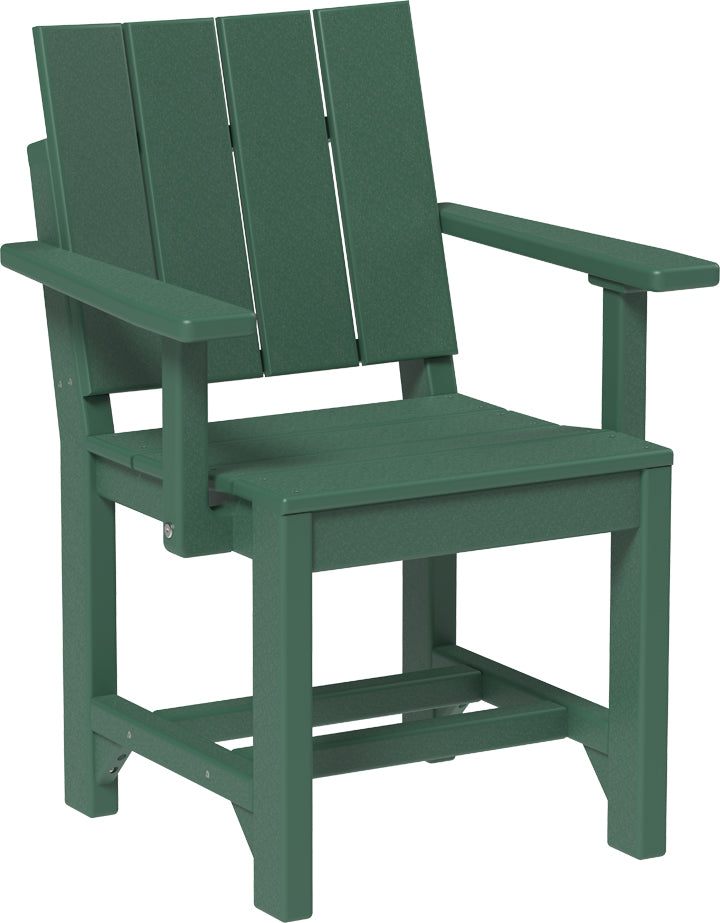 LuxCraft Recycled Plastic Urban Arm Chair (DINING HEIGHT) - LEAD TIME TO SHIP 3 TO 4 WEEKS