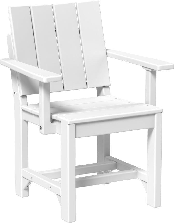 LuxCraft Recycled Plastic Urban Arm Chair (DINING HEIGHT) - LEAD TIME TO SHIP 3 TO 4 WEEKS