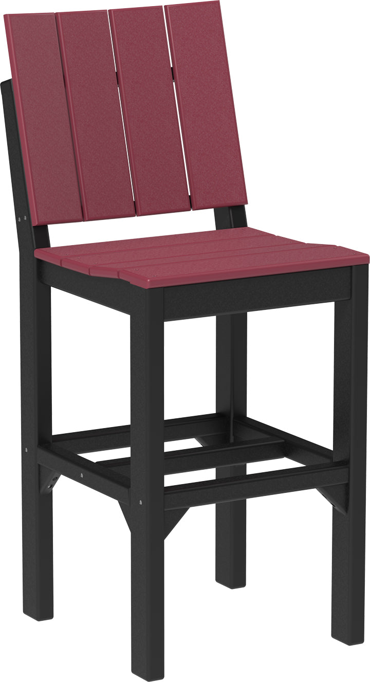 LuxCraft Recycled Plastic Urban Side Chair (BAR HEIGHT) - LEAD TIME TO SHIP 3 TO 4 WEEKS