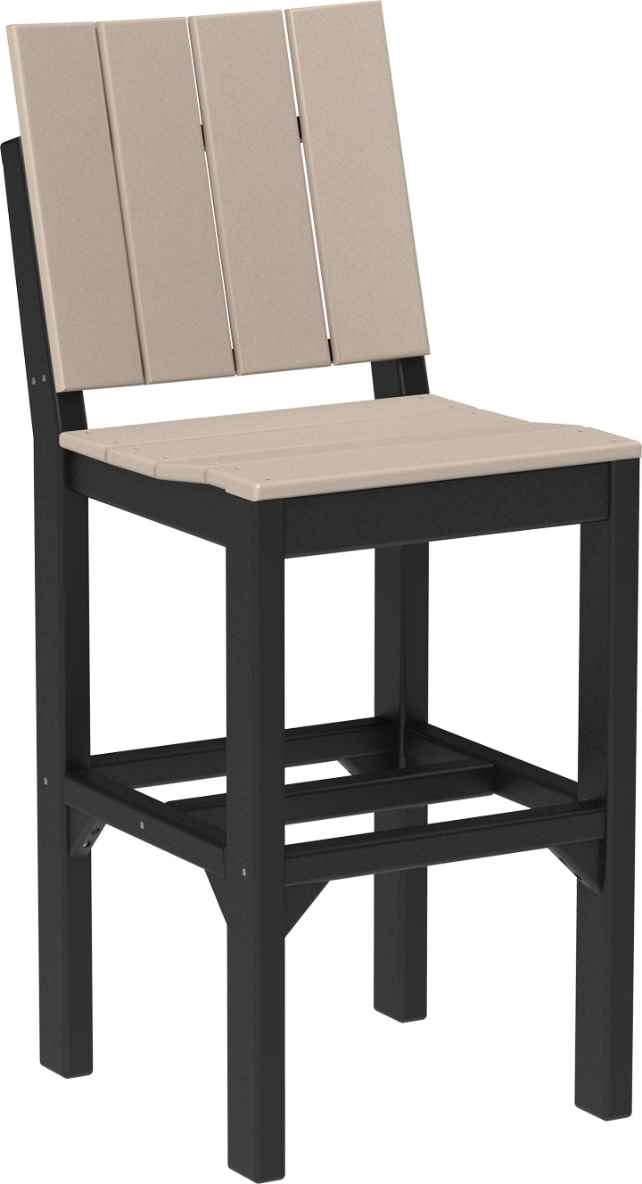 LuxCraft Recycled Plastic Urban Side Chair (BAR HEIGHT) - LEAD TIME TO SHIP 3 TO 4 WEEKS