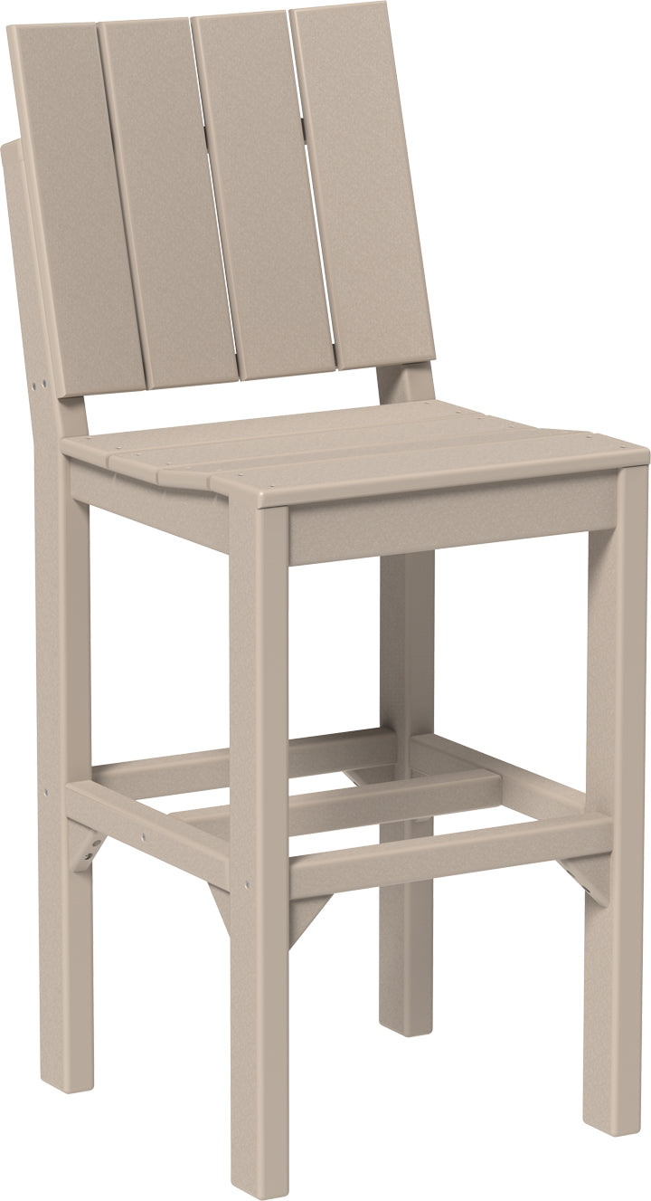 LuxCraft Recycled Plastic Urban Side Chair (BAR HEIGHT) - LEAD TIME TO SHIP 3 TO 4 WEEKS