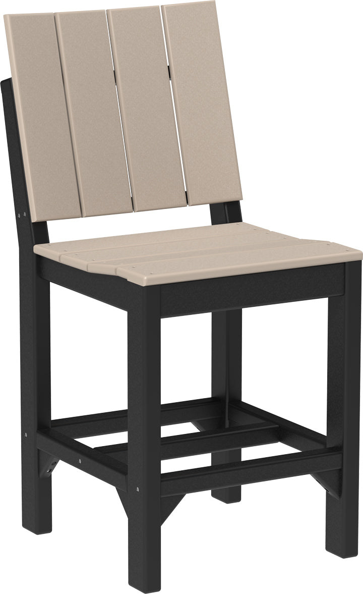 LuxCraft Recycled Plastic Urban Side Chair (COUNTER HEIGHT) - LEAD TIME TO SHIP 3 TO 4 WEEKS