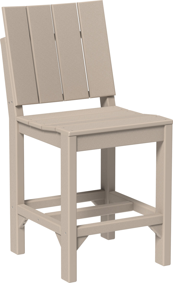 LuxCraft Recycled Plastic Urban Side Chair (COUNTER HEIGHT) - LEAD TIME TO SHIP 3 TO 4 WEEKS