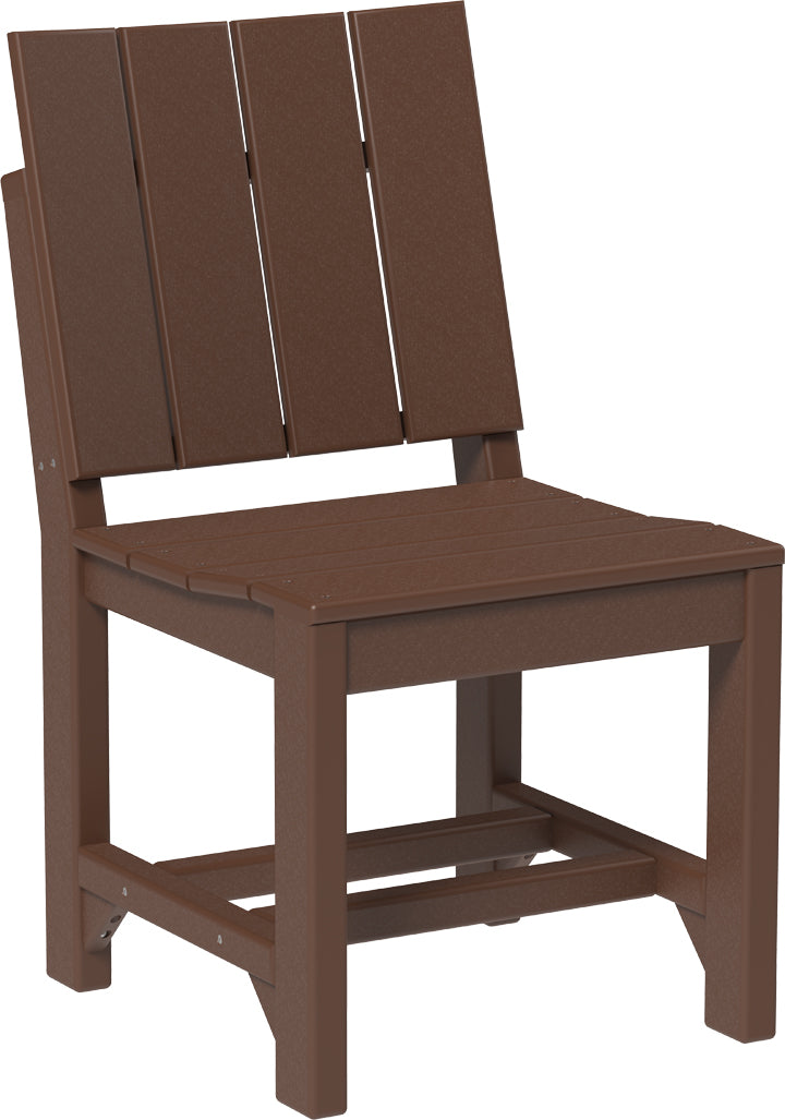 LuxCraft Recycled Plastic Urban Side Chair (DINING HEIGHT) - LEAD TIME TO SHIP 3 TO 4 WEEKS