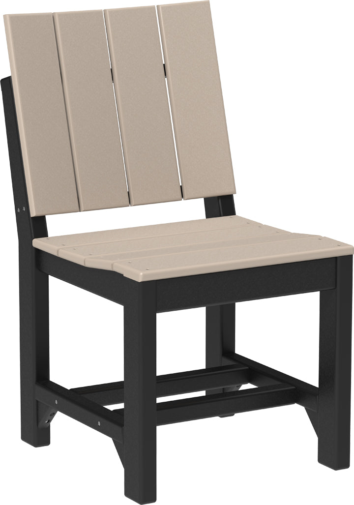 LuxCraft Recycled Plastic Urban Side Chair (DINING HEIGHT) - LEAD TIME TO SHIP 3 TO 4 WEEKS