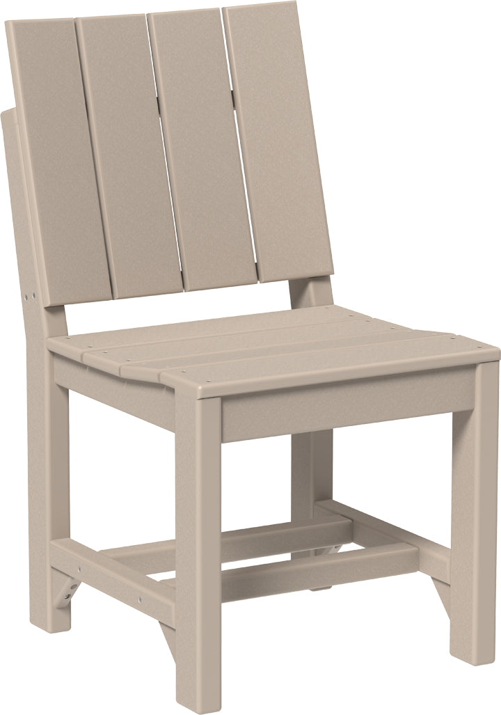 LuxCraft Recycled Plastic Urban Side Chair (DINING HEIGHT) - LEAD TIME TO SHIP 3 TO 4 WEEKS