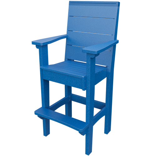 Patiova Recycled Plastic Urban Harbour Bar Chair - LEAD TIME TO SHIP 6 WEEKS OR LESS