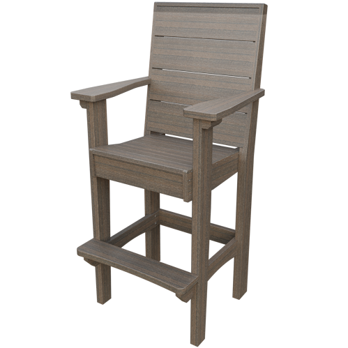 Patiova Recycled Plastic Urban Harbour Bar Chair - LEAD TIME TO SHIP 6 WEEKS OR LESS