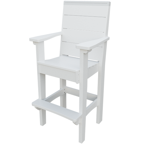 Patiova Recycled Plastic Urban Harbour Bar Chair - LEAD TIME TO SHIP 6 WEEKS OR LESS