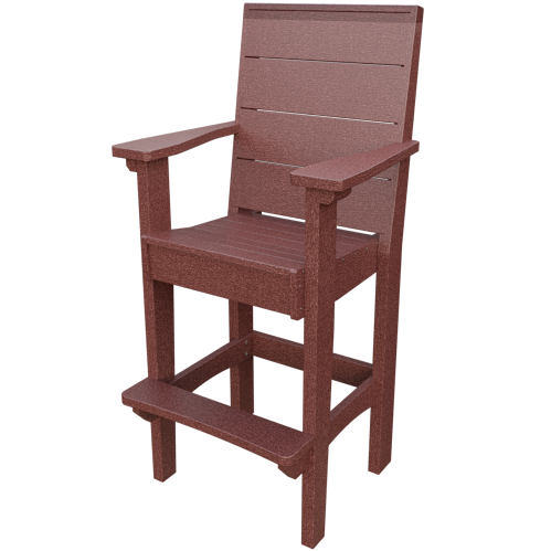 Patiova Recycled Plastic Urban Harbour Bar Chair - LEAD TIME TO SHIP 6 WEEKS OR LESS