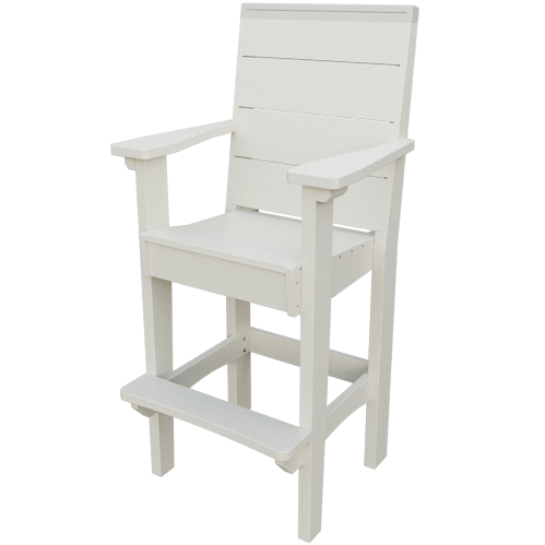 Patiova Recycled Plastic Urban Harbour Bar Chair - LEAD TIME TO SHIP 6 WEEKS OR LESS