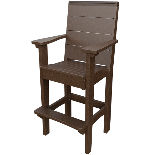 Patiova Recycled Plastic Urban Harbour Bar Chair - LEAD TIME TO SHIP 6 WEEKS OR LESS