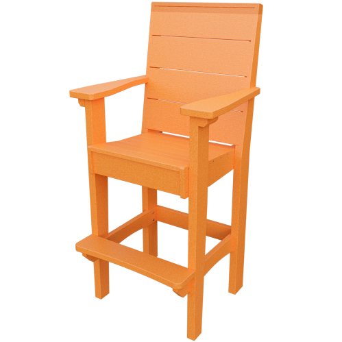 Patiova Recycled Plastic Urban Harbour Bar Chair - LEAD TIME TO SHIP 6 WEEKS OR LESS