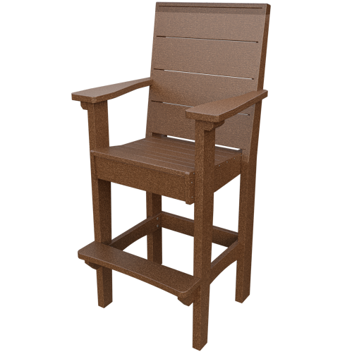 Patiova Recycled Plastic Urban Harbour Bar Chair - LEAD TIME TO SHIP 6 WEEKS OR LESS