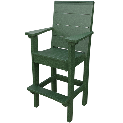 Patiova Recycled Plastic Urban Harbour Bar Chair - LEAD TIME TO SHIP 6 WEEKS OR LESS