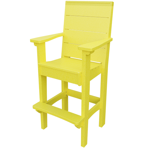 Patiova Recycled Plastic Urban Harbour Bar Chair - LEAD TIME TO SHIP 6 WEEKS OR LESS