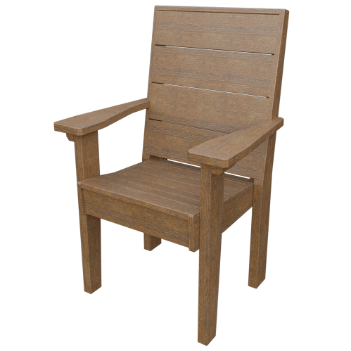 Patiova Recycled Plastic Urban Harbour Dining Arm Chair - LEAD TIME TO SHIP 6 WEEKS OR LESS