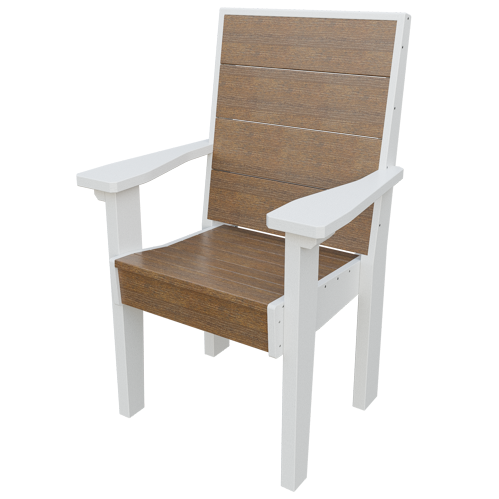 Patiova Recycled Plastic Urban Harbour Dining Arm Chair - LEAD TIME TO SHIP 6 WEEKS OR LESS