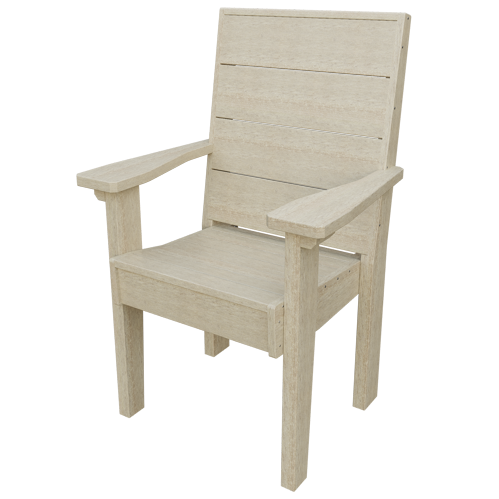 Patiova Recycled Plastic Urban Harbour Dining Arm Chair - LEAD TIME TO SHIP 6 WEEKS OR LESS