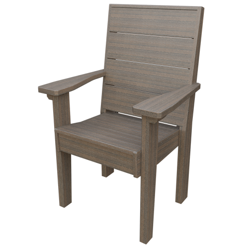 Patiova Recycled Plastic Urban Harbour Dining Arm Chair - LEAD TIME TO SHIP 6 WEEKS OR LESS