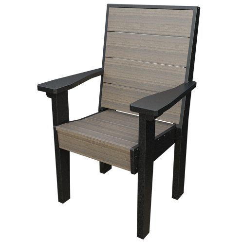 Patiova Recycled Plastic Urban Harbour Dining Arm Chair - LEAD TIME TO SHIP 6 WEEKS OR LESS