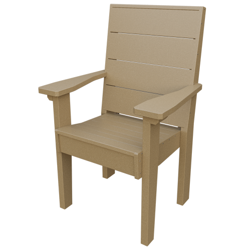 Patiova Recycled Plastic Urban Harbour Dining Arm Chair - LEAD TIME TO SHIP 6 WEEKS OR LESS