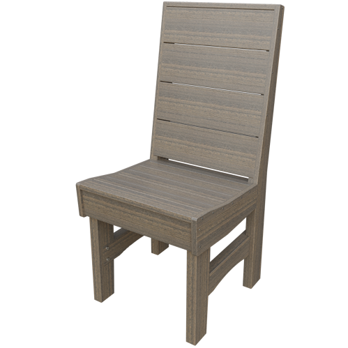 Patiova Recycled Plastic Urban Harbour Dining Side Chair - LEAD TIME TO SHIP 6 WEEKS OR LESS