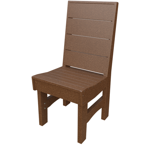 Patiova Recycled Plastic Urban Harbour Dining Side Chair - LEAD TIME TO SHIP 6 WEEKS OR LESS