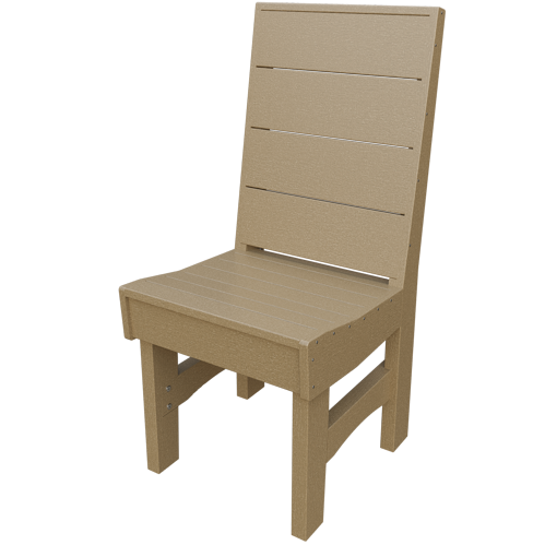 Patiova Recycled Plastic Urban Harbour Dining Side Chair - LEAD TIME TO SHIP 6 WEEKS OR LESS