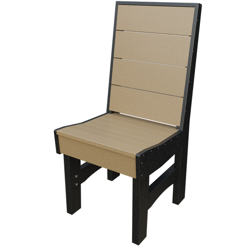 Patiova Recycled Plastic Urban Harbour Dining Side Chair - LEAD TIME TO SHIP 6 WEEKS OR LESS