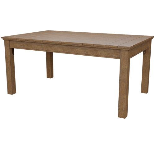 Patiova Recycled Plastic 4'x6' Urban Harbour Dining Table - LEAD TIME TO SHIP 6 WEEKS OR LESS