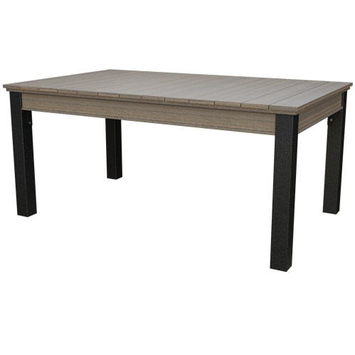 Patiova Recycled Plastic 4'x6' Urban Harbour Dining Table - LEAD TIME TO SHIP 6 WEEKS OR LESS