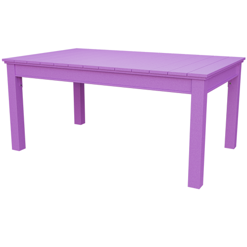 Patiova Recycled Plastic 4'x6' Urban Harbour Dining Table - LEAD TIME TO SHIP 6 WEEKS OR LESS