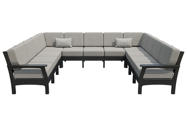 Patiova VaraMora Deep Seating 11-Seat U-Shaped Sectional - LEAD TIME TO SHIP 4 WEEKS