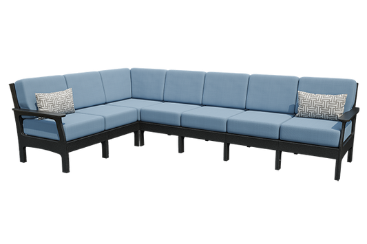 Patiova VaraMora Deep Seating 7-Seat Sectional - LEAD TIME TO SHIP 6 WEEKS OR LESS