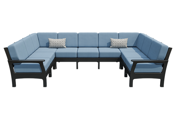 Patiova VaraMora Deep Seating 9-Seat U-Shaped Sectional - LEAD TIME TO SHIP 4 WEEKS