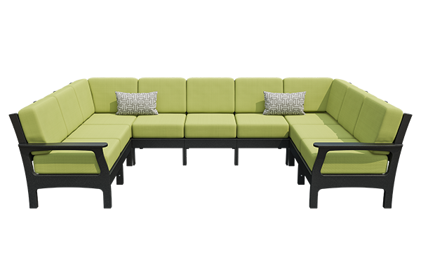 Patiova VaraMora Deep Seating 9-Seat U-Shaped Sectional - LEAD TIME TO SHIP 4 WEEKS