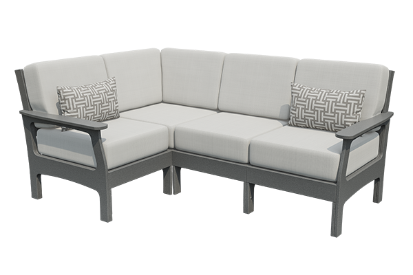 Patiova VaraMora Deep Seating 4-Seat Sectional - LEAD TIME TO SHIP 6 WEEKS OR LESS