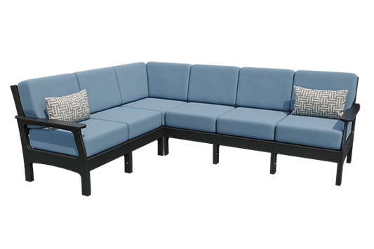 Patiova VaraMora Deep Seating 6-Seat Sectional - LEAD TIME TO SHIP 6 WEEKS OR LESS