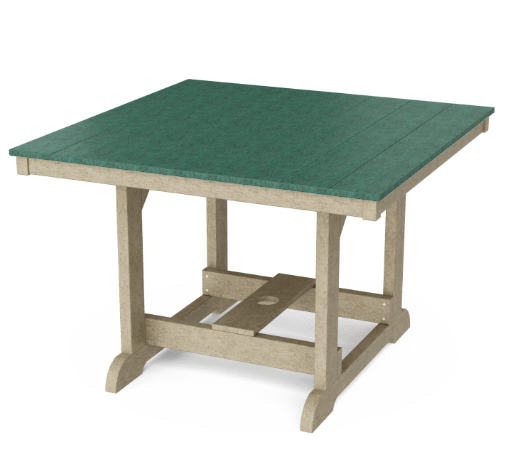 Wildridge Heritage Recycled Plastic Outdoor 44x44 Dining Table - LEAD TIME TO SHIP 6 WEEKS OR LESS