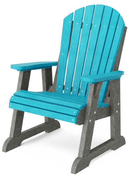 Wildridge Recycled Plastic Heritage Outdoor High Fan Back Chair - LEAD TIME TO SHIP 6 WEEKS OR LESS