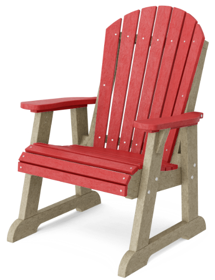 Wildridge Recycled Plastic Heritage Outdoor High Fan Back Chair - LEAD TIME TO SHIP 6 WEEKS OR LESS